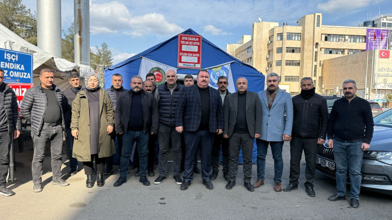 GAZİANTEP’TEN DİYARBAKIR’A İŞÇİ DAYANIŞMASI