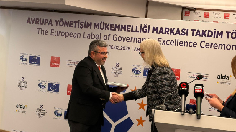 GAZİANTEP BÜYÜKŞEHİR’E AVRUPA’DAN YÖNETİŞİM ÖDÜLÜ!  