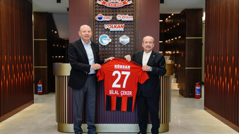 GAZİANTEP FK’DAN İŞ İNSANI BİLAL ÇEKER’E TEŞEKKÜR ZİYARETİ
