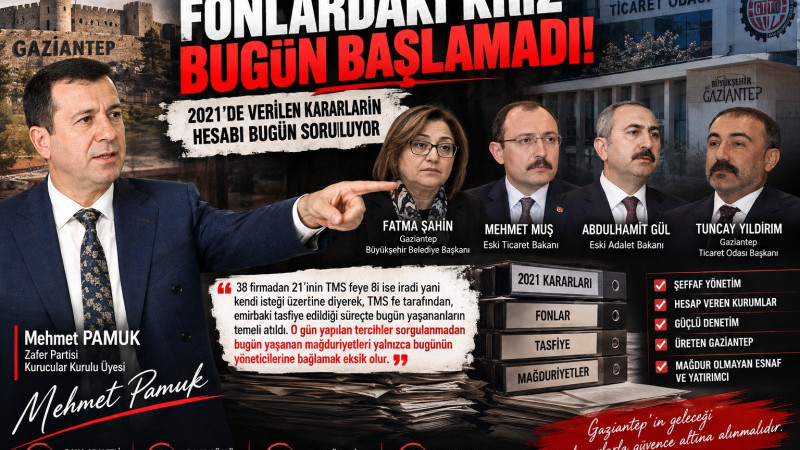 FONLARDAKİ KRİZ BUGÜN BAŞLAMADI!