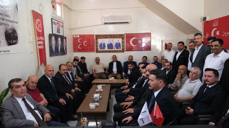 NİZİP’TE MHP RÜZGARI MHP GAZİANTEP NİZİP DİNAMİKLERİNİ ZİYARET ETTİ