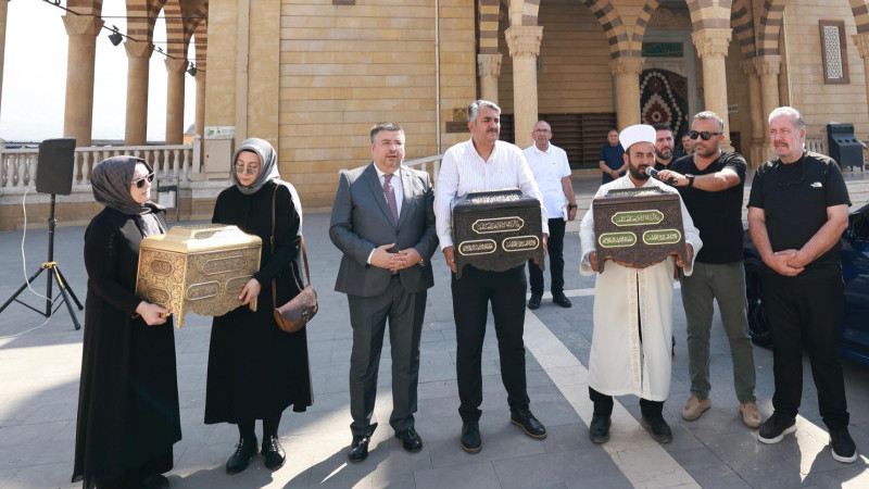 Kabe Örtüleri ve Mukaddes Emanetler Kahramanmaraş’a ulaştı